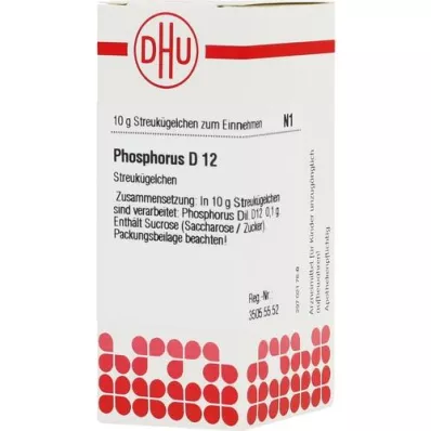 PHOSPHORUS D 12 gömböcske, 10 g