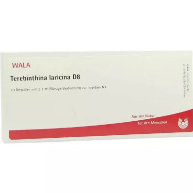 TEREBINTHINA LARICINA D 8 ampullák, 10X1 ml TEREBINTHINA LARICINA D 8 ampullák, 10X1 ml