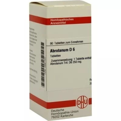 ABROTANUM D 6 tabletta, 80 db