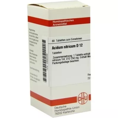 ACIDUM NITRICUM D 12 tabletta, 80 db