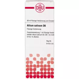 ALLIUM SATIVUM D 6 Hígítás, 50 ml