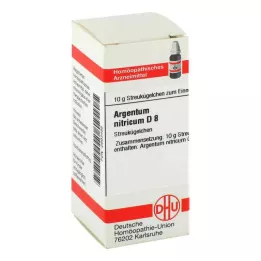 ARGENTUM NITRICUM D 8 gömböcskék, 10 g