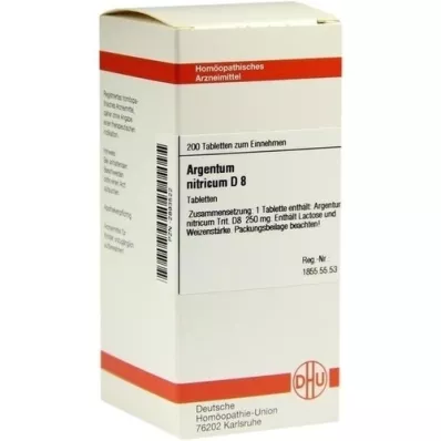ARGENTUM NITRICUM D 8 tabletta, 200 db