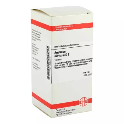 ARGENTUM NITRICUM D 8 tabletta, 200 db
