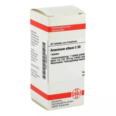 ARSENICUM ALBUM C 30 tabletta, 80 db