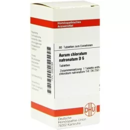AURUM CHLORATUM NATRONATUM D 6 tabletta, 80 db