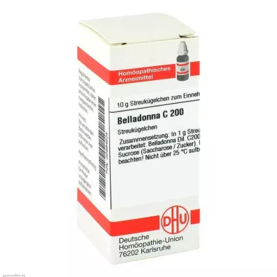 DHU Belladonna C 200 gömböcske, 10 g DHU Belladonna C 200 gömböcske, 10 g
