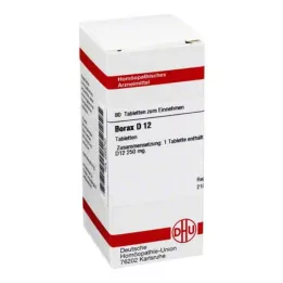 BORAX D 12 tabletta, 80 db