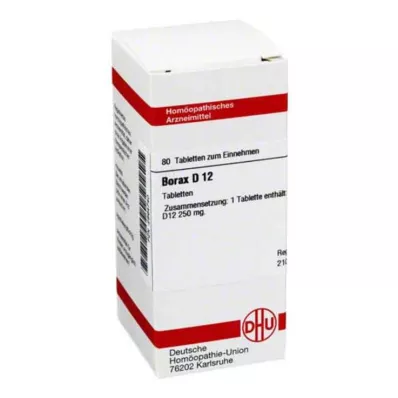DHU Borax D 12 tabletta, 80 db