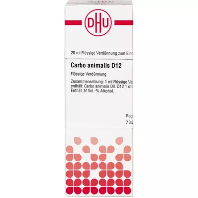 CARBO ANIMALIS D 12 Hígítás, 20 ml