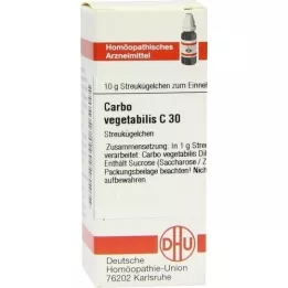 CARBO VEGETABILIS C 30 gömböcskék, 10 g