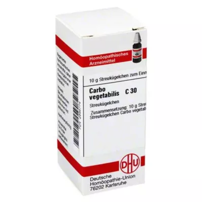 CARBO VEGETABILIS C 30 gömböcskék, 10 g