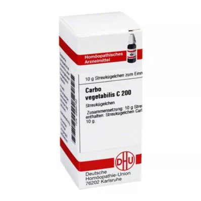 CARBO VEGETABILIS C 200 golyócskák, 10 g