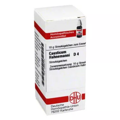 DHU causticum Hahnemanni D 4 gömböcske, 10 g