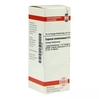 Cuprum Arsenicosum D6 hígítás (20 ml)