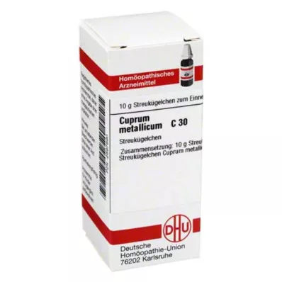 DHU Cuprum metallicum C 30 golyócskák, 10 g DHU Cuprum metallicum C 30 golyócskák, 10 g
