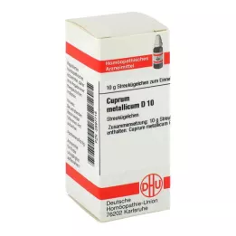 CUPRUM METALLICUM D 10 golyó, 10 g