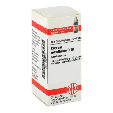 CUPRUM METALLICUM D 10 golyó, 10 g