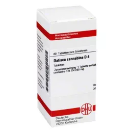 DATISCA cannabina D 4 tabletta, 80 db