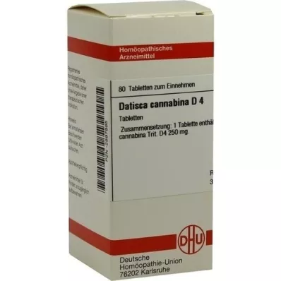 DATISCA cannabina D 4 tabletta, 80 db