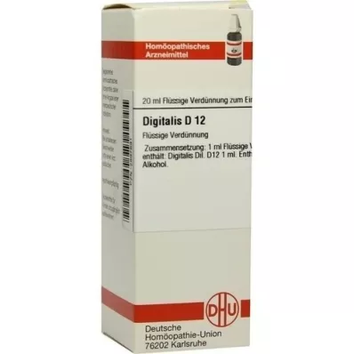 DIGITALIS D 12 Hígítás, 20 ml