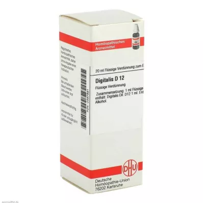 DIGITALIS D 12 Hígítás, 20 ml
