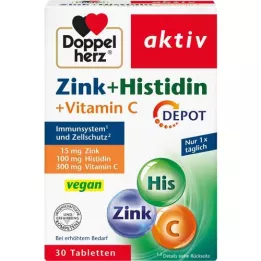 DOPPELHERZ Cink+Hisztidin Depot tabletta aktív, 30 db