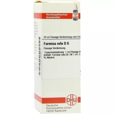 FORMICA RUFA D 6 Hígítás, 20 ml