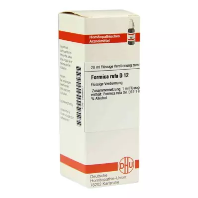 FORMICA RUFA D 12 Hígítás, 20 ml