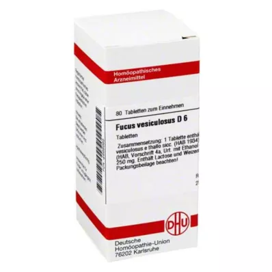 DHU Fucus vesiculosus D 6 tabletta, 80 db