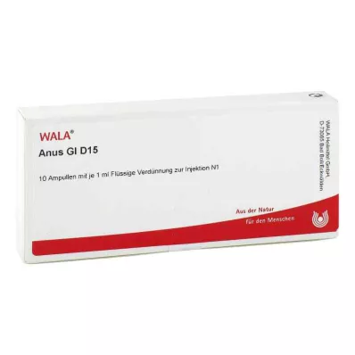 ANUS GL D 15 ampullák, 10X1 ml