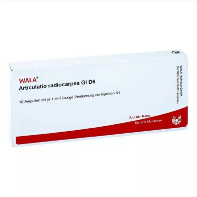 ARTICULATIO radiocarpe GL D 6 ampulla, 10X1 ml