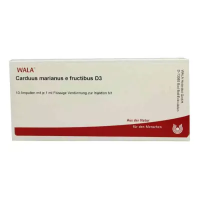 CARDUUS MARIANUS E fructibus D 3 ampullák, 10X1 ml CARDUUS MARIANUS E fructibus D 3 ampullák, 10X1 ml