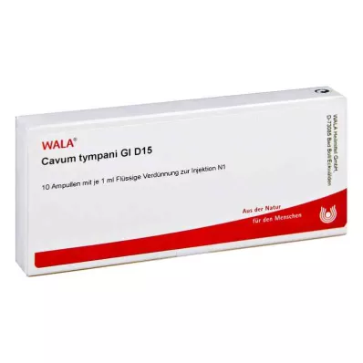 CAVUM tympani GL D 15 ampulla, 10X1 ml
