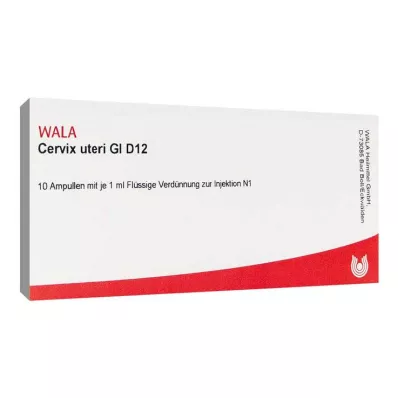 CERVIX uteri GL D 12 ampulla, 10X1 ml CERVIX uteri GL D 12 ampulla, 10X1 ml