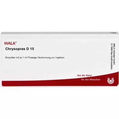 CHRYSOPRAS D 15 ampullák, 10X1 ml