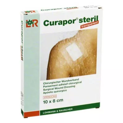 CURAPOR Wound dressing steril átlátszó 8x10 cm, 5 db