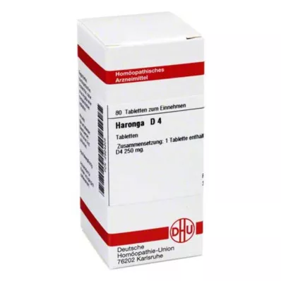 HARONGA D 4 tabletta, 80 db