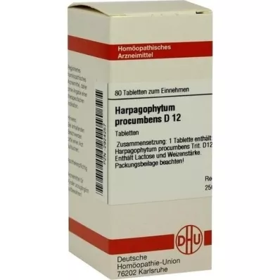 HARPAGOPHYTUM PROCUMBENS D 12 tabletta, 80 db