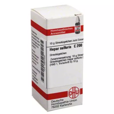 HEPAR SULFURIS C 200 golyócskák, 10 g HEPAR SULFURIS C 200 golyócskák, 10 g
