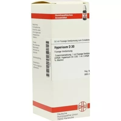 HYPERICUM D 30 hígítás, 50 ml