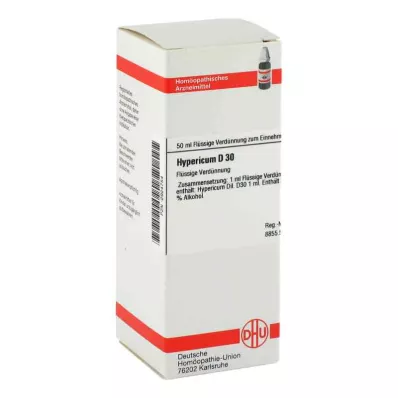HYPERICUM D 30 hígítás, 50 ml