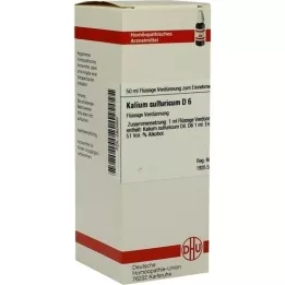 KALIUM SULFURICUM D 6 Hígítás, 50 ml