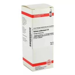 KALIUM SULFURICUM D 6 Hígítás, 50 ml
