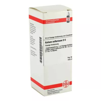 Kálium Sulfuricum D6 hígítás (50 ml) Kálium Sulfuricum D6 hígítás (50 ml)