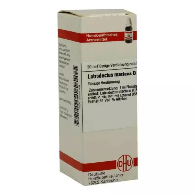 LATRODECTUS mactans D 12 Hígítás, 20 ml LATRODECTUS mactans D 12 Hígítás, 20 ml
