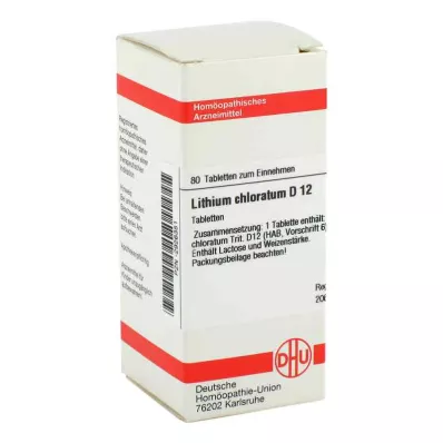 Lithium Chloratum D12 tabletta (80 db)