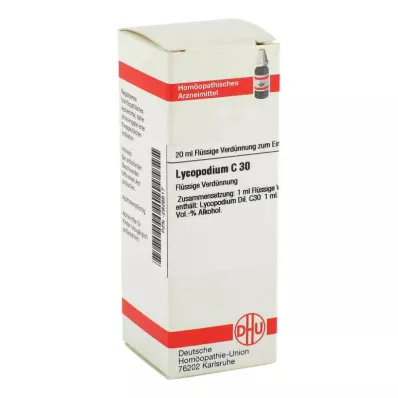 LYCOPODIUM C 30 hígítás, 20 ml LYCOPODIUM C 30 hígítás, 20 ml