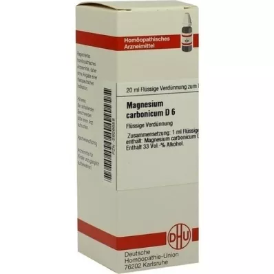 MAGNESIUM CARBONICUM D 6 Hígítás, 20 ml