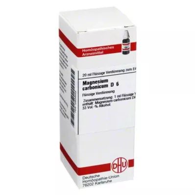 MAGNESIUM CARBONICUM D 6 Hígítás, 20 ml